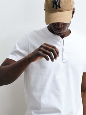 Hollister short sleeve henley T-shirt