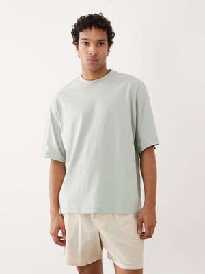 Selected heavyweight 220gsm oversized T-shirt