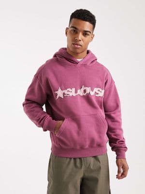 Cotton On box fit graphic hoodie