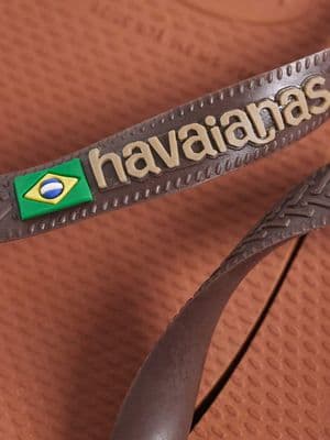 Havaianas brazil logo flip flops