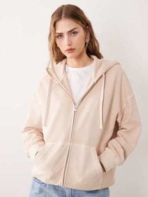 ARKET zip up heavyweight hoodie