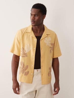 Abercrombie & Fitch floral pattern short sleeve shirt