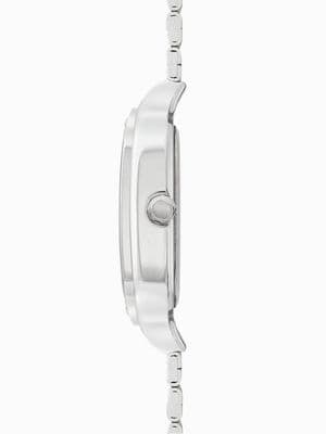 Sekonda Rene 39mm mens square silver analogue watch
