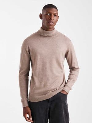 Threadbare roll neck sweater