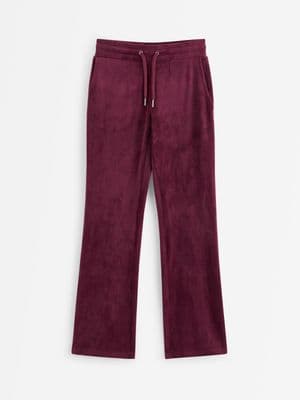 Velour trousers