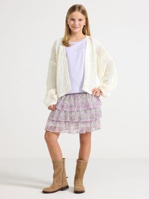 Skirt in chiffon