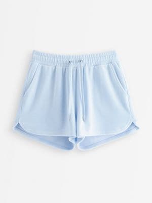 Shorts in velour