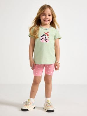 Set - top and cycling shorts