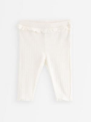 Leggings with frill