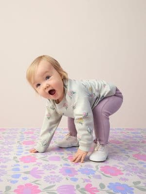 Leggings with frill