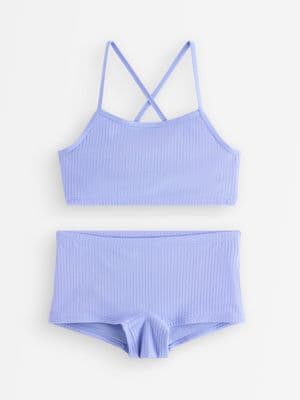 Ribbed bikini set
