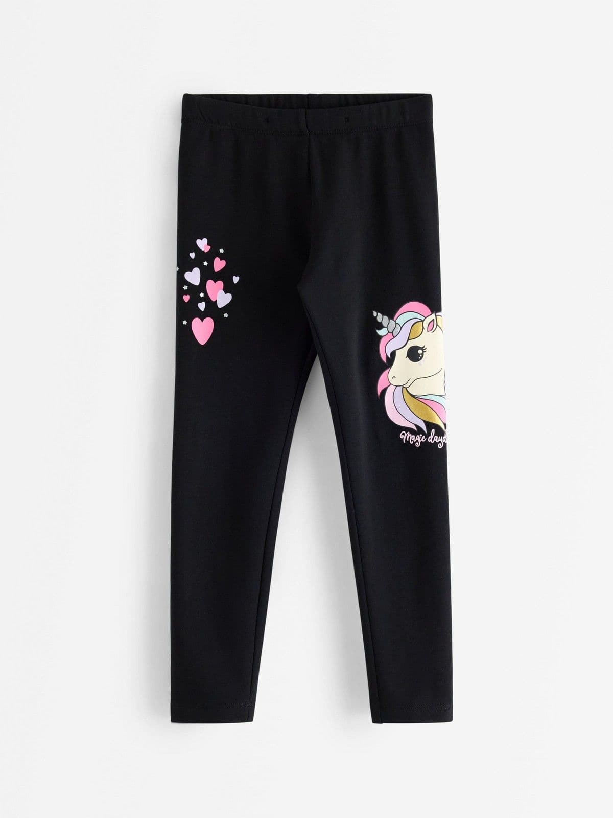 Leggings with brushed inside Black 1
