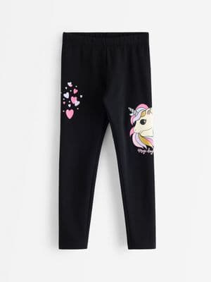 Leggings with brushed inside