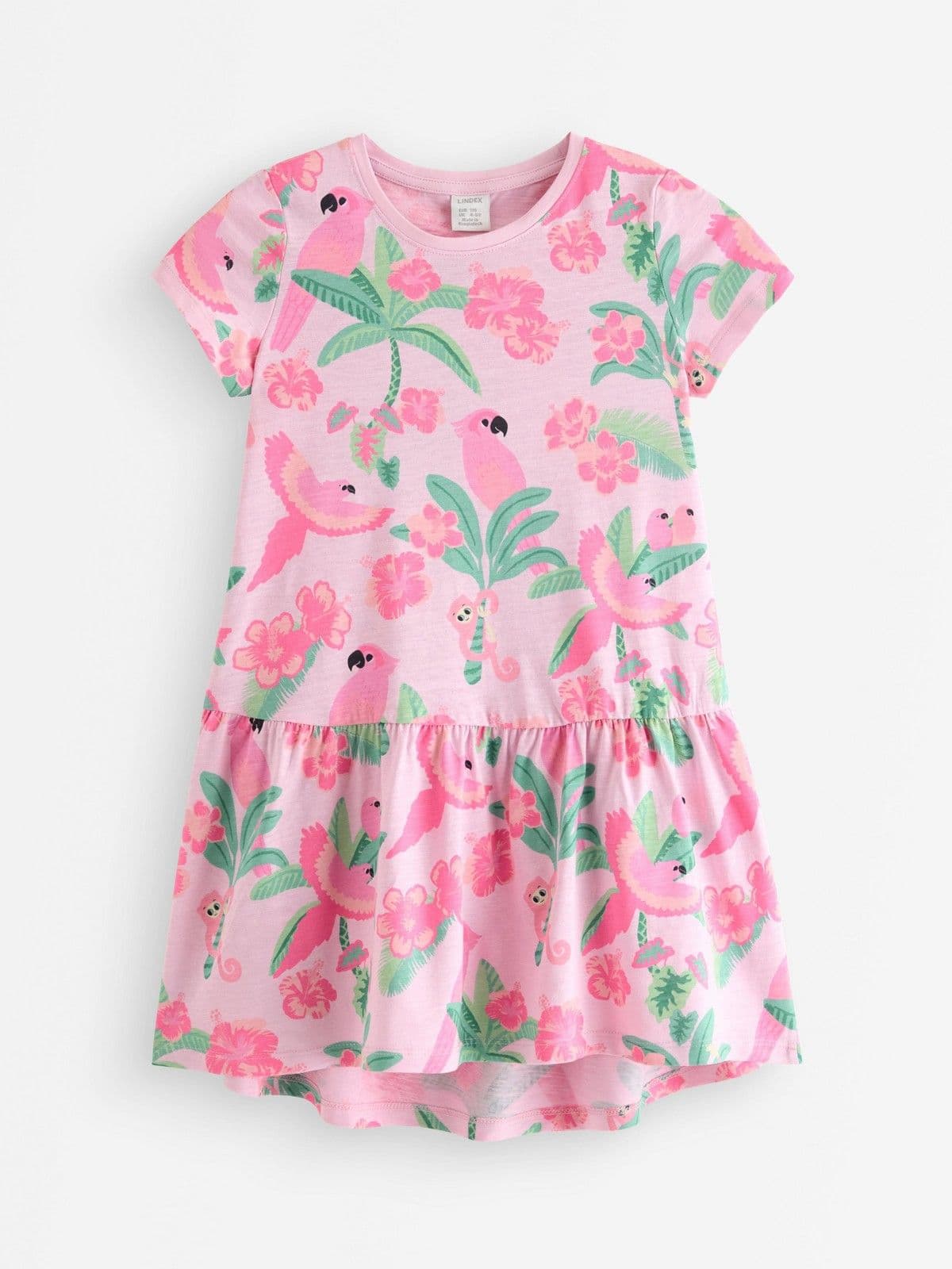 Short-sleeved dress Light Pink 1