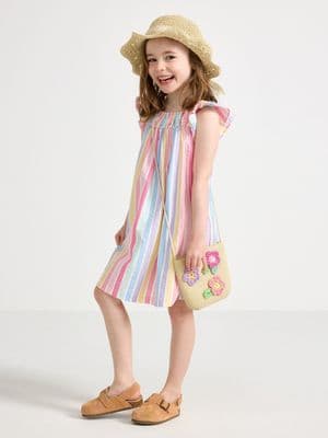 Dress in seersucker