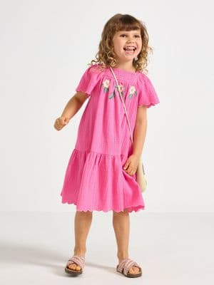 Dress in cotton gauze