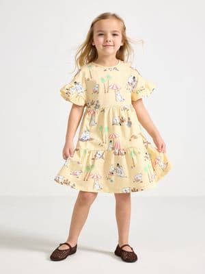 Moomin dress with short sleeves