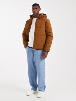 Jack & Jones hooded puffer jacket