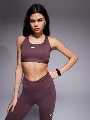 Nike Training Swoosh Essentials medium sports bra