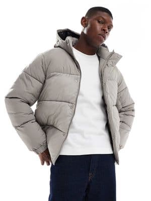 Jack & Jones hooded puffer jacket