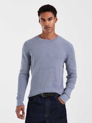 Hollister crew neck long sleeve thermal top