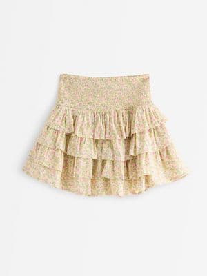 Frill skirt with shorts
